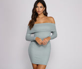 Robe courte à épaules dénudées Keep It Chill